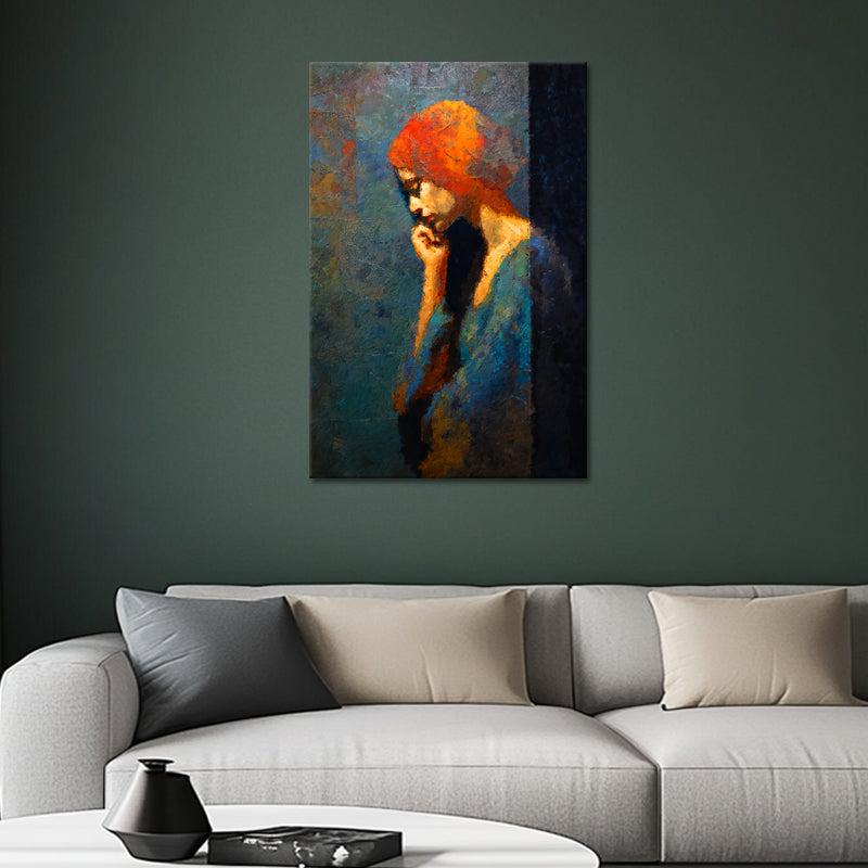 Kunstwerk Frau in Seitenansicht I