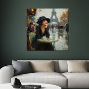 Stilvolle Frau in Paris