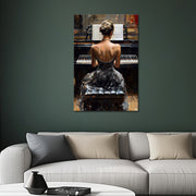 Kunstwerk Pianistin