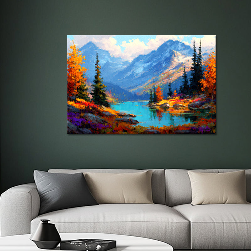 Landschaft mit See
