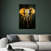 Elefant Abstraktes Kunstwerk