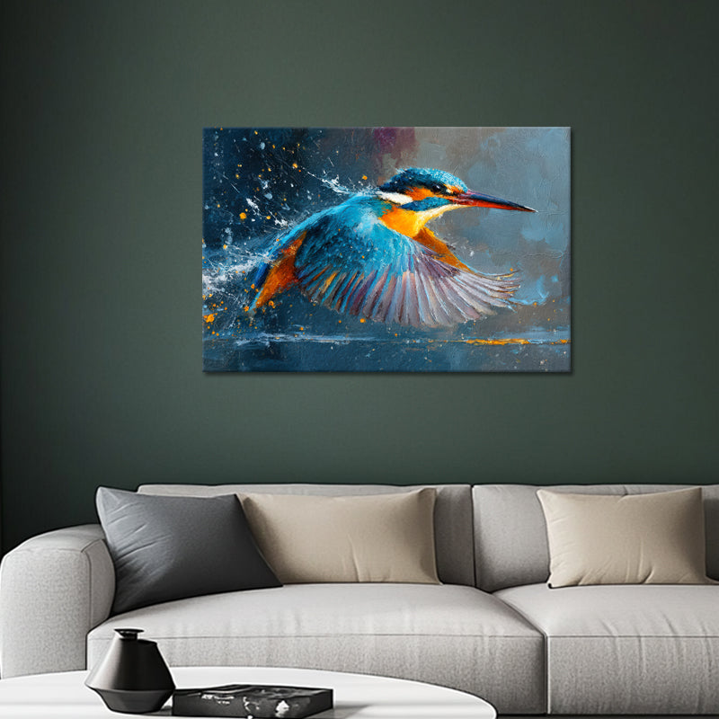 Farbenfroher Eisvogel