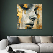 Elegante Frau Gold