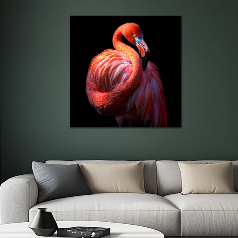 Flamingo-Wanddekoration