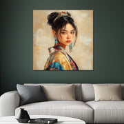 Asiatische Frau im Kimono IV