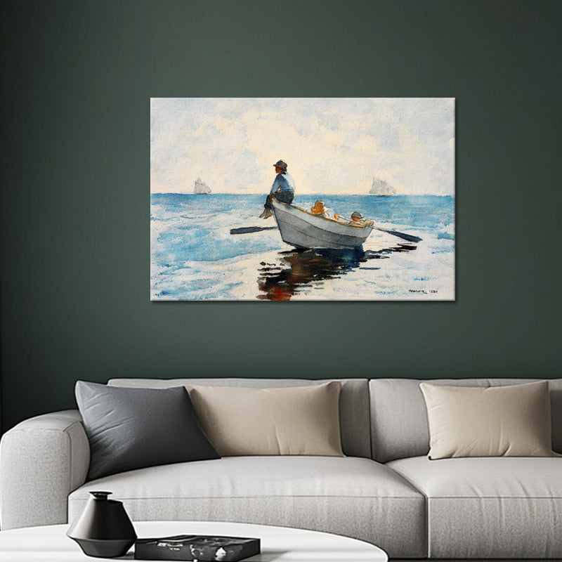 Jungen im Dory-Boot – Winslow Homer
