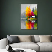 Landschaft Haus am Meer