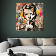 David Bowie-Collage-Kunst