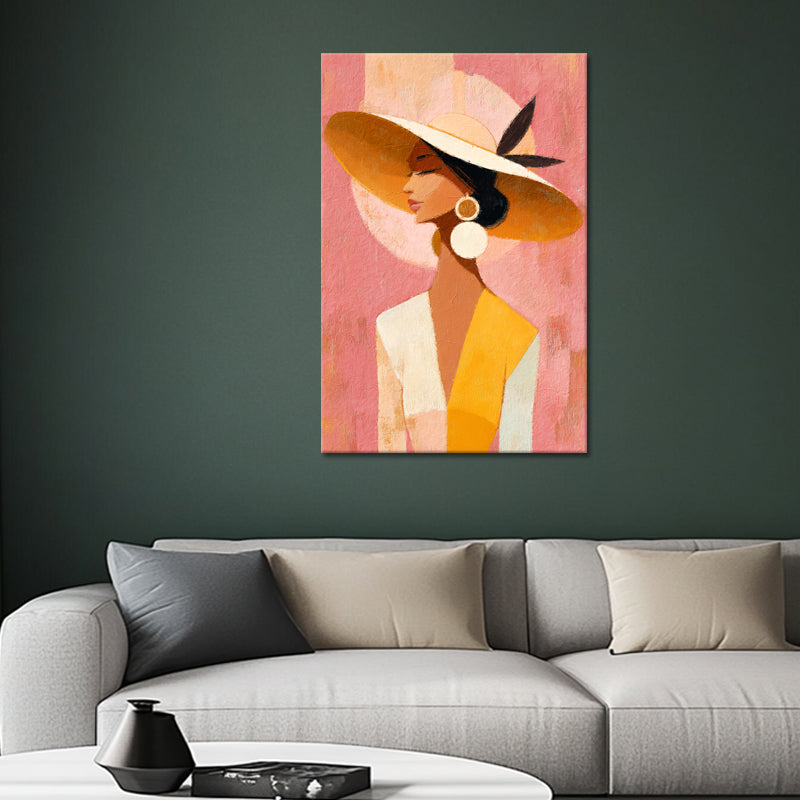 Wanddekoration Boho Frau