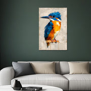 Eisvogel-Gemälde Kunst