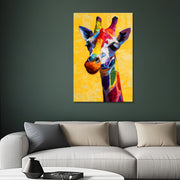 Giraffe in Farbe