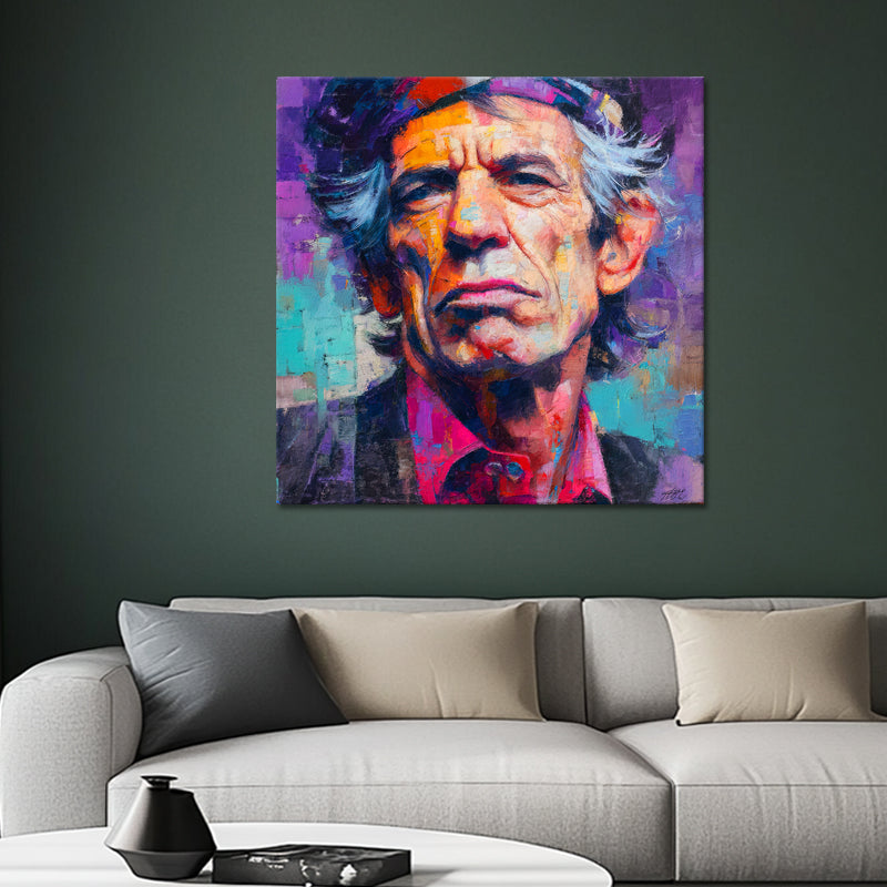 Keith Richards Kunstporträt