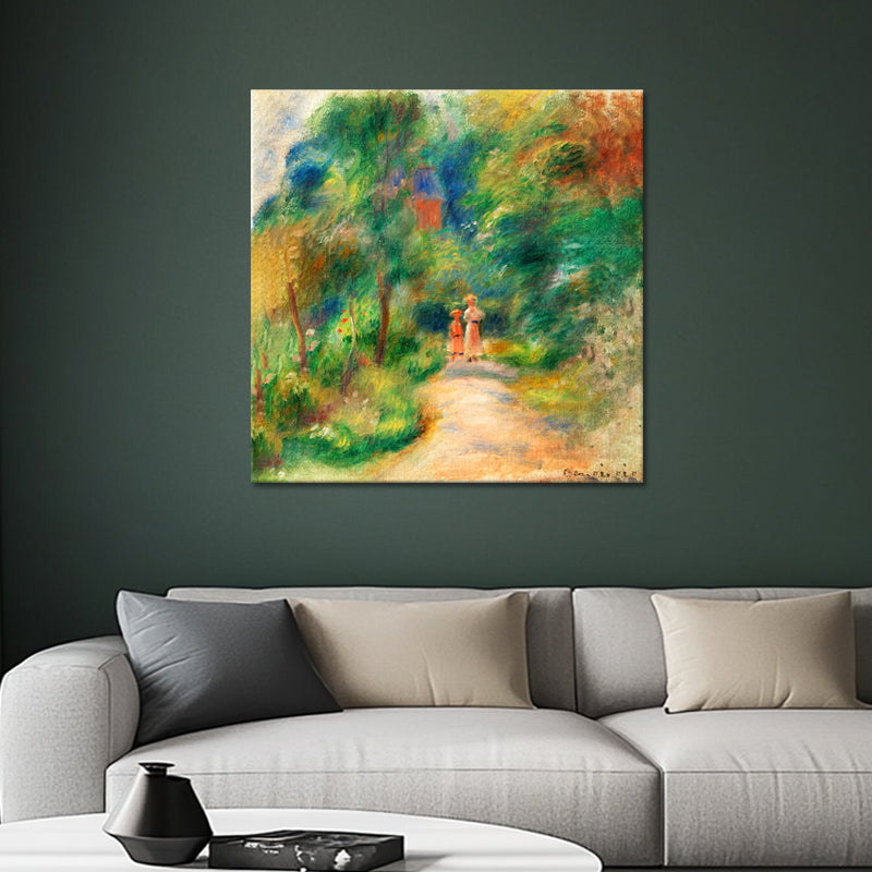 Zwei Figuren auf einem Weg - Pierre-Auguste Renoir