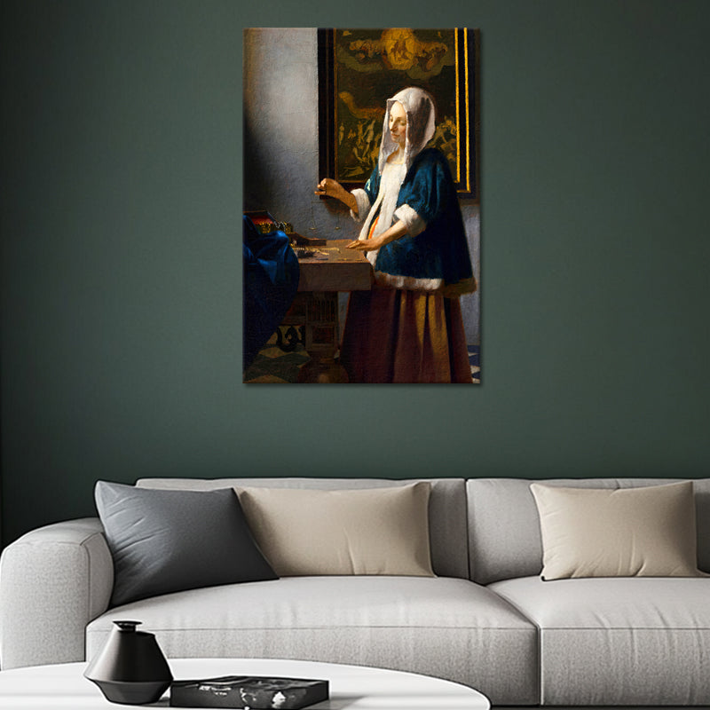 Frau mit Waage – Johannes Vermeer