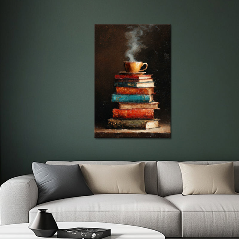 Bücher und Kaffee