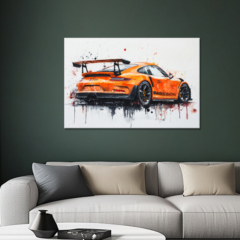 Porsche GT3 RS Automobilkunst