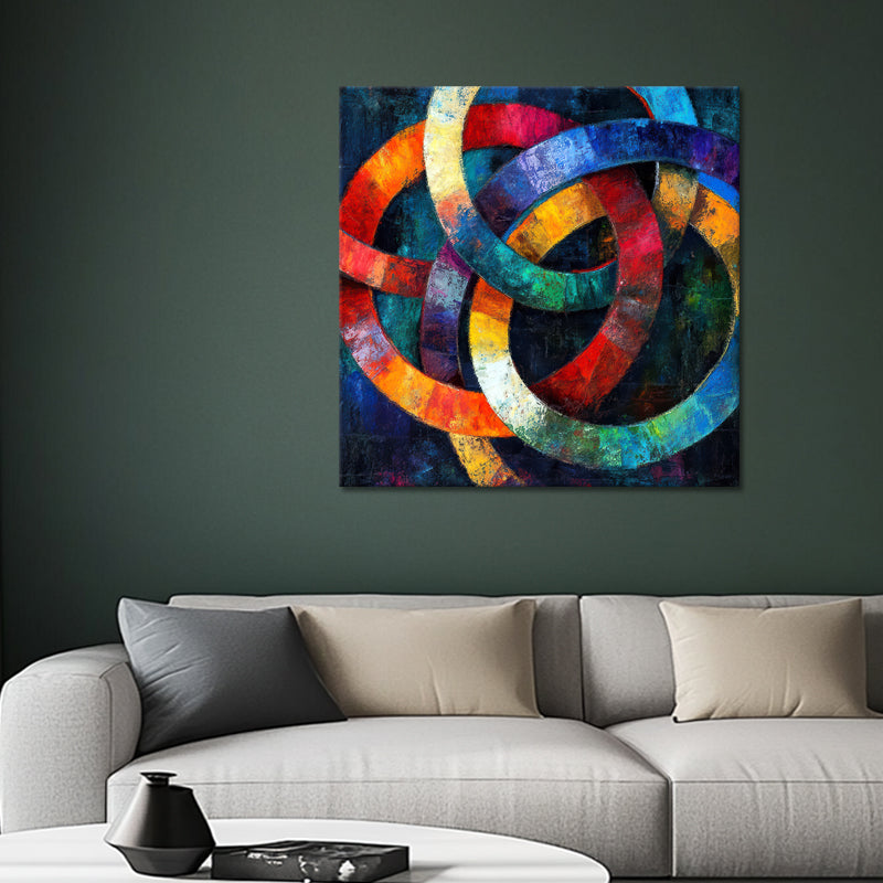 Kunst mit abstrakten Formen