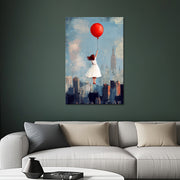 Mädchen mit Ballon Gemälde I