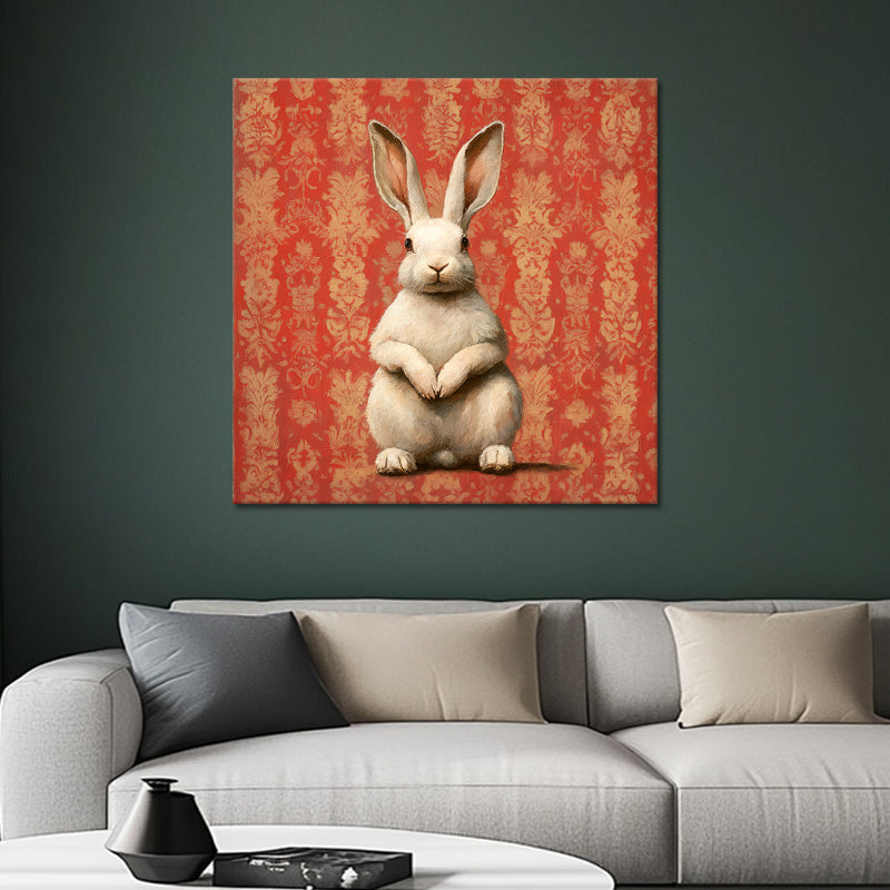 Kaninchen im Vintage-Stil