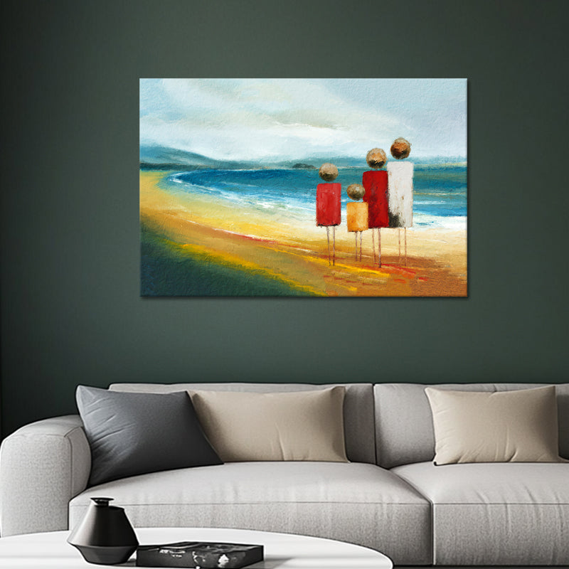 Familie am Strand