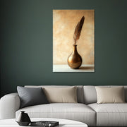 Feder in Vase