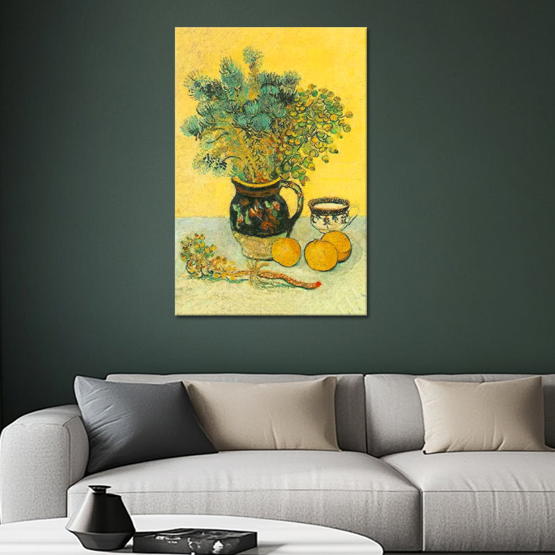 Majolika-Krug mit Feldblumen – Van Gogh