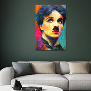 Gemälde Charlie Chaplin