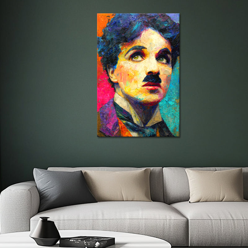 Gemälde Charlie Chaplin