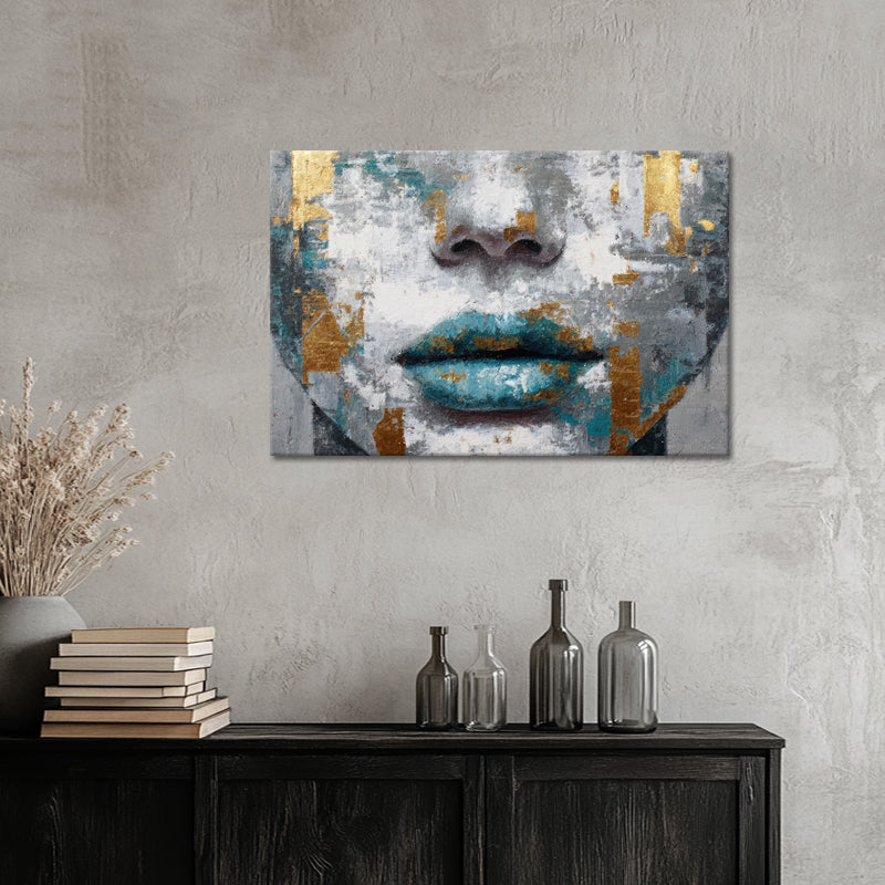 Lippen-Kunstwerk