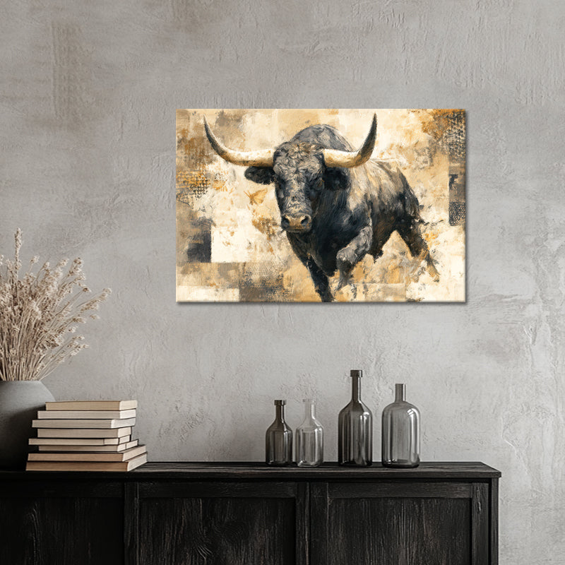 Rennender Stier