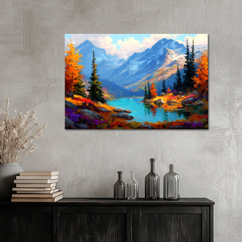 Landschaft mit See