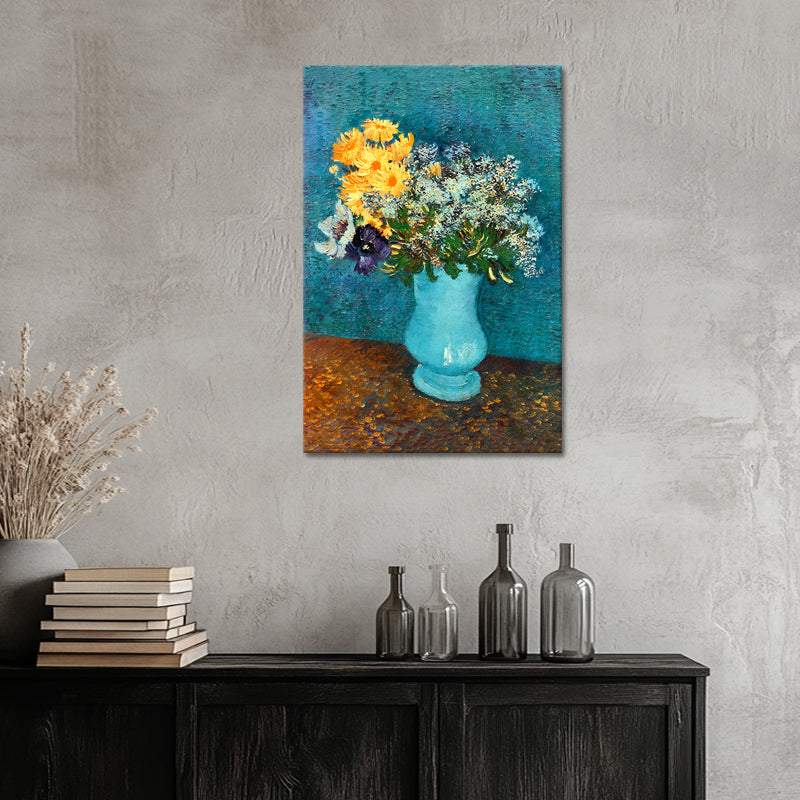 Vase mit Flieder, Margeriten und Anemonen - Van Gogh