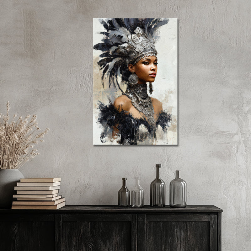 Porträt einer afrikanischen Frau