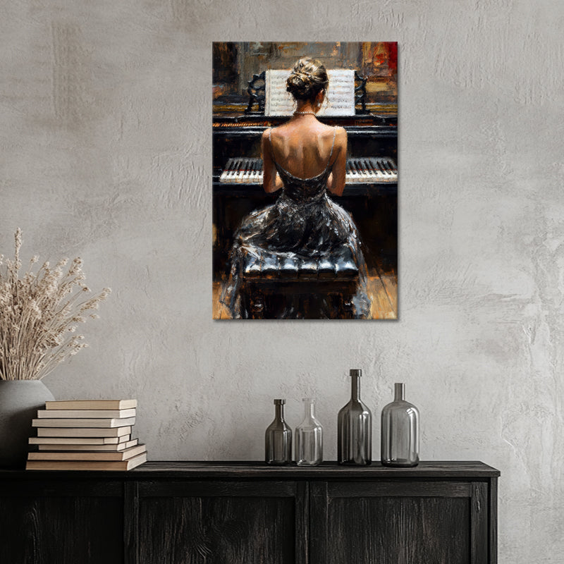 Kunstwerk Pianistin
