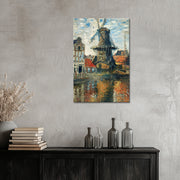 Die Windmühle in Amsterdam - Monet