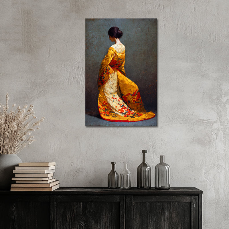 Japanisches Frauenkunstwerk