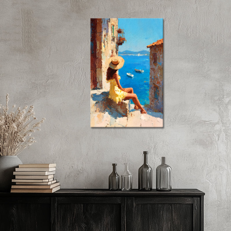 Frau am Meer II