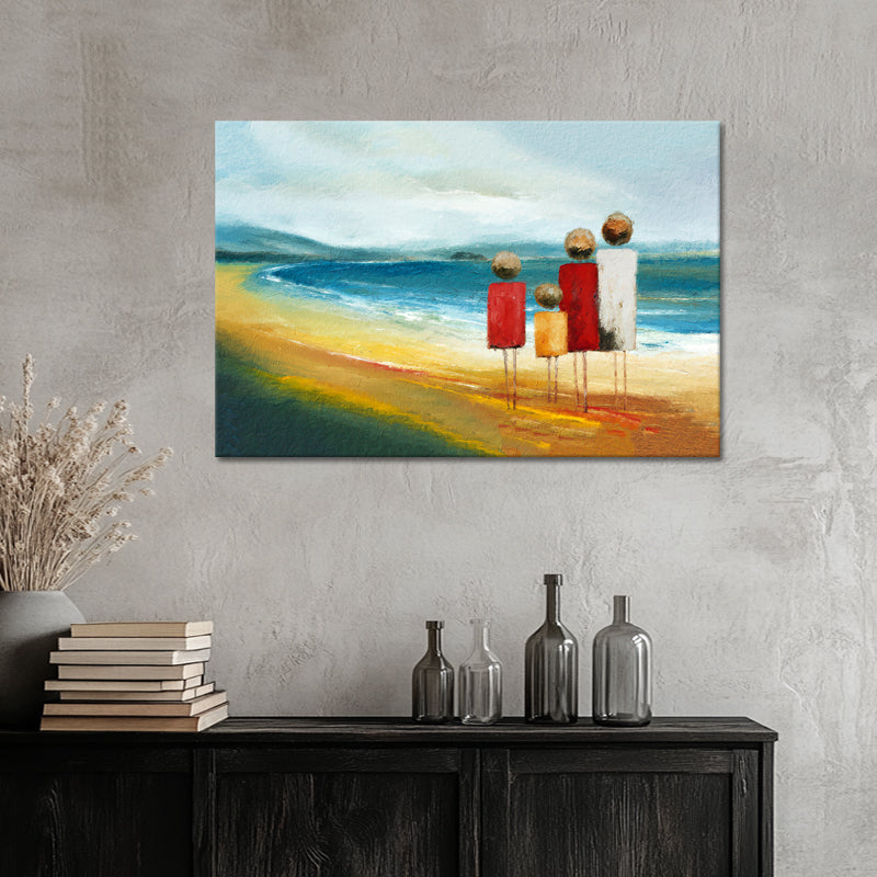 Familie am Strand