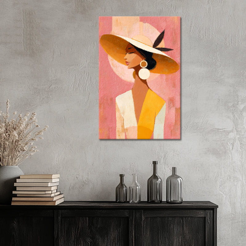 Wanddekoration Boho Frau