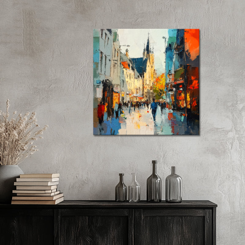 Kunstwerk Stadtansicht Maastricht