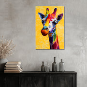 Giraffe in Farbe