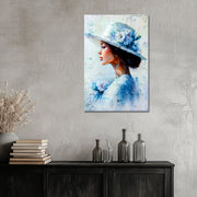 Moderne Frau mit Hut