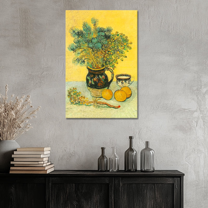 Majolika-Krug mit Feldblumen – Van Gogh