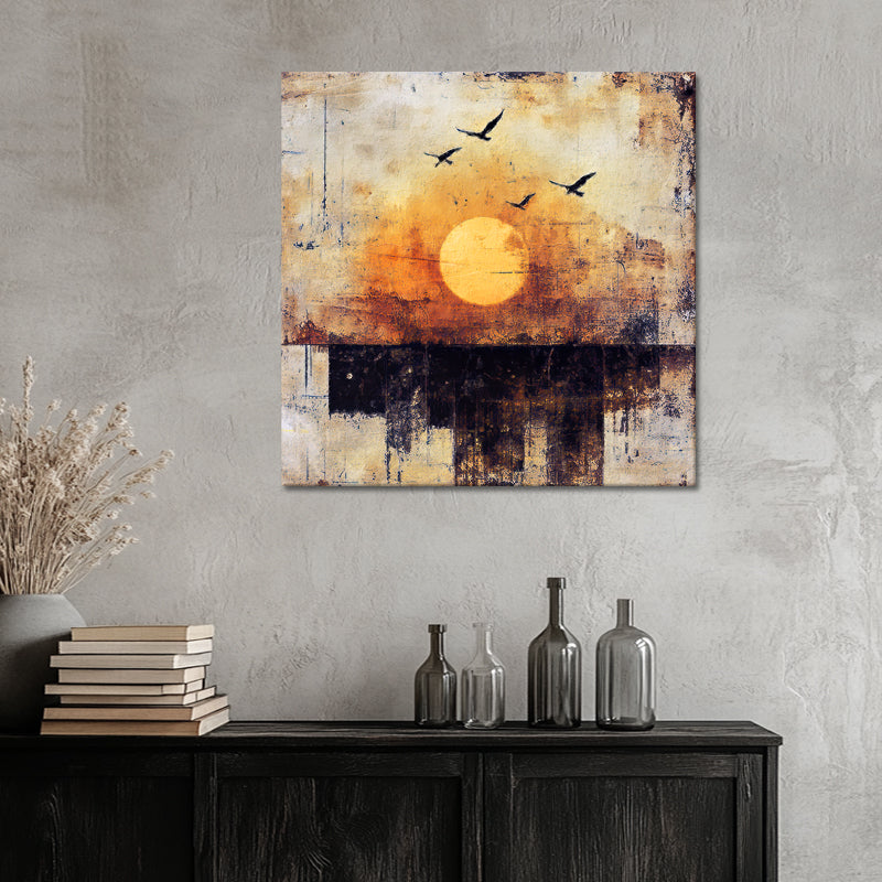 Sonnenuntergang abstrakt