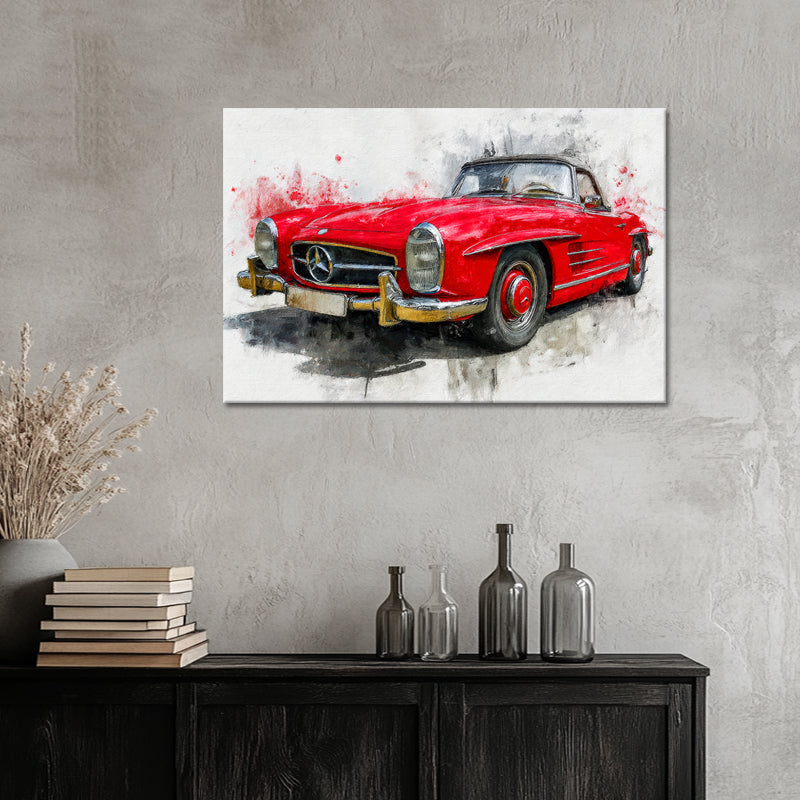 Roter Mercedes SL