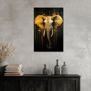 Elefant Abstraktes Kunstwerk