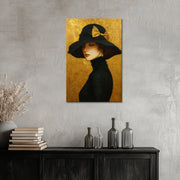 Elegante schwarze Mütze
