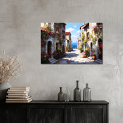 Sommerliches italienisches Dorf