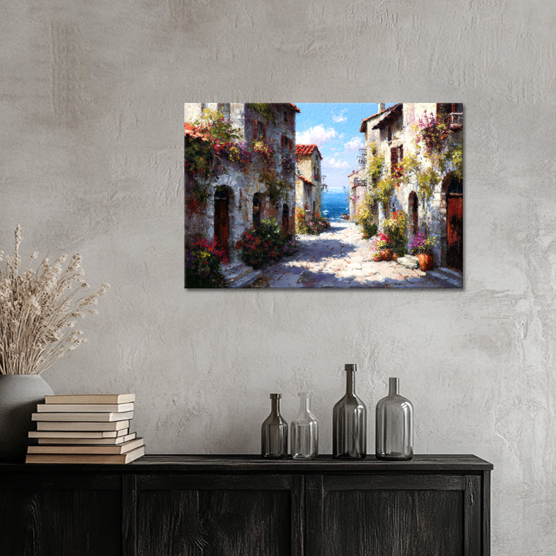 Sommerliches italienisches Dorf