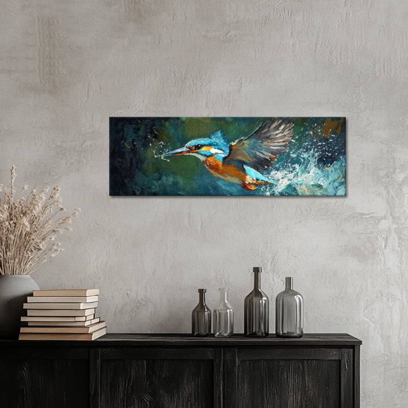 Eisvogel am Fluss